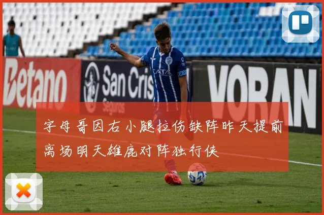 字母哥因右小腿拉伤缺阵昨天提前离场明天雄鹿对阵独行侠